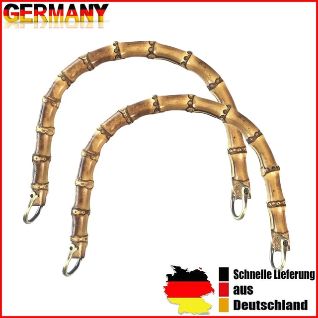 Imitation Bamboo Handbag Purse Handles U-Shaped Replacement for DIY Bag Making