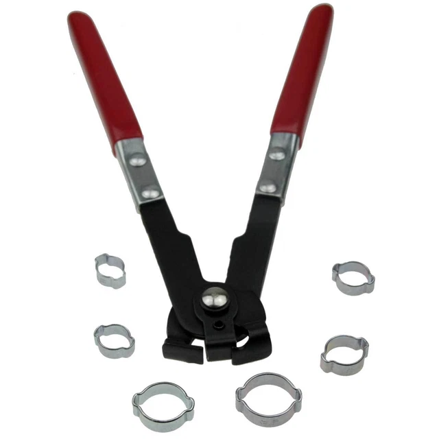 Universal 2-Ohr-Schlauchschellen-Sortiment 122-tlg. – Sortimentsbox Mit Klemmen Von 8-20 Mm