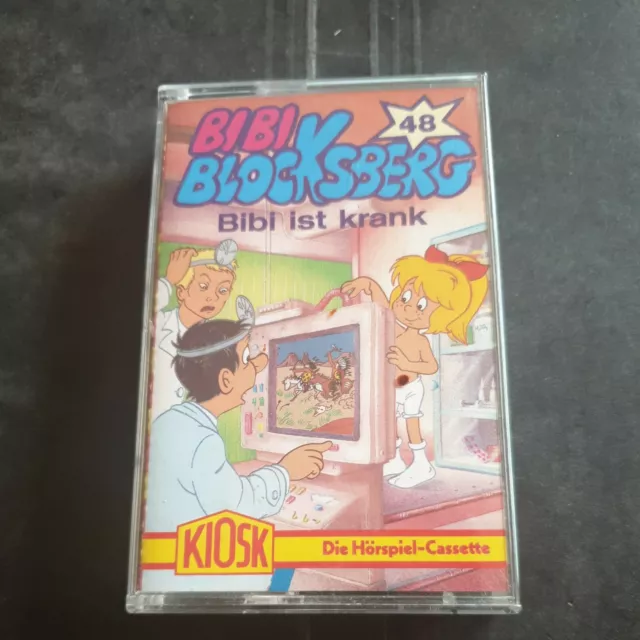 BIBI BLOCKSBERG - Bibi ist krank - Folge 48- MC Musik Kassette- Zustand Gut @R15