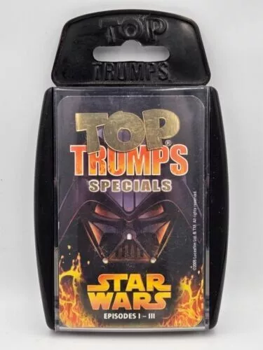 Top Trumps Specials Star Wars Episoden 1-3 2005 komplett VERSANDKOSTENFREI