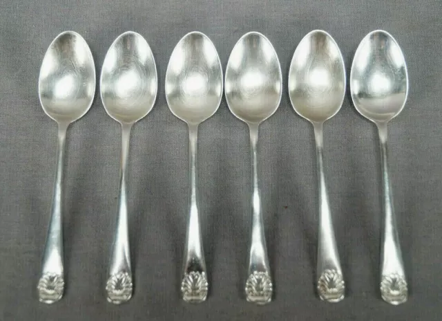 Set of 6 Cooper Brothers & Sons Sheffield Sterling Silver Demitasse Spoons C1955