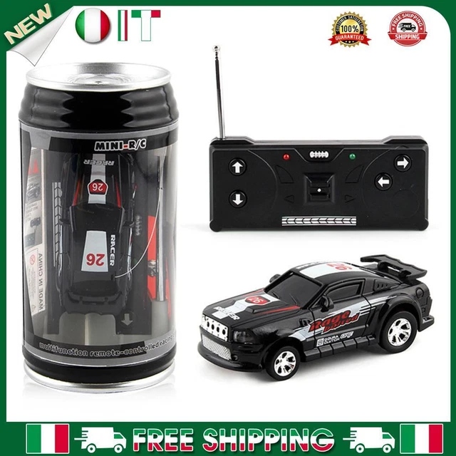 A COKE CAN Mini Cans RC Car LED Lights Plastic Mini RC Car Model for