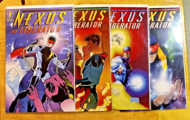 NEXUS-THE LIBERATOR #1-4 FULL SET COMPLETE RUN-HiIGH GRADE -DARK HORSE-BOARDED 2