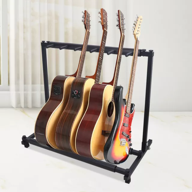 SUPPORTO PER CHITARRA chitarra elettrica supporto organizer supporto  multichitarre per 5 chitarre EUR 34,57 - PicClick IT