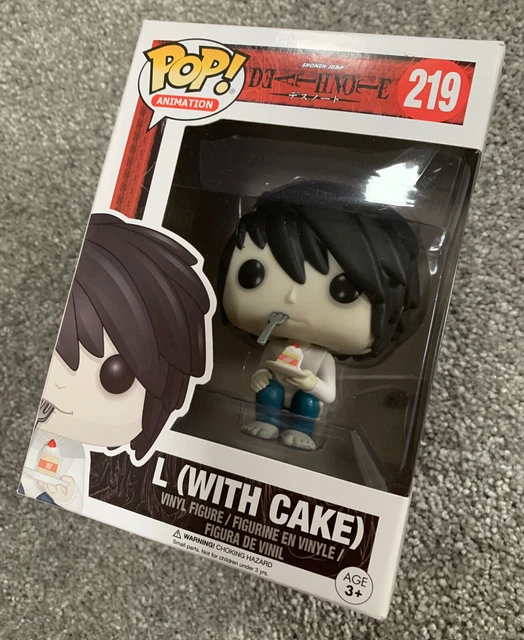 DEATH NOTE L With Cake Funko Pop Figure Rare Deathnote Anime