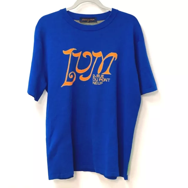 LOUIS VUITTON Logo Toweling City Raglan pile RM181M Short sleeve T-shirt