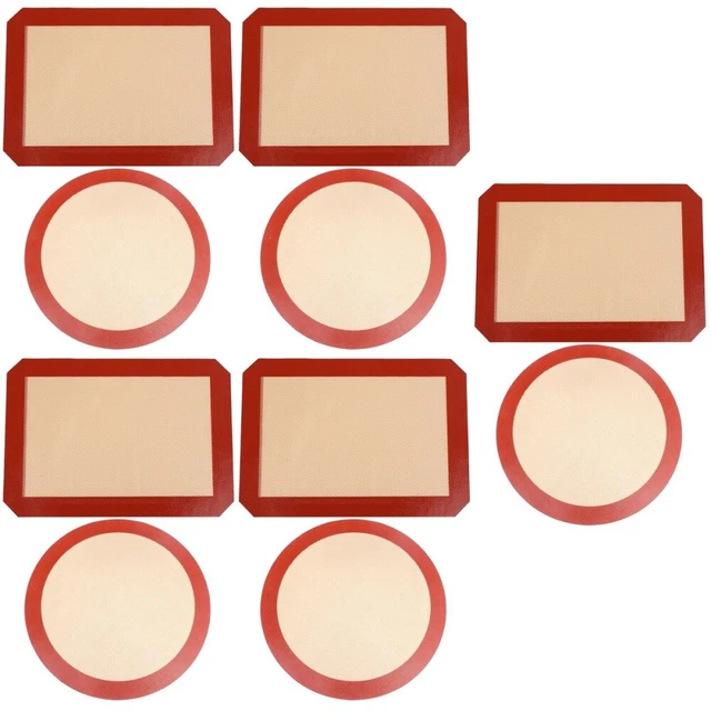 10 Pcs Fogli Pizza Cucina Stuoie di Cottura Per Cucina Di cottura Casa
