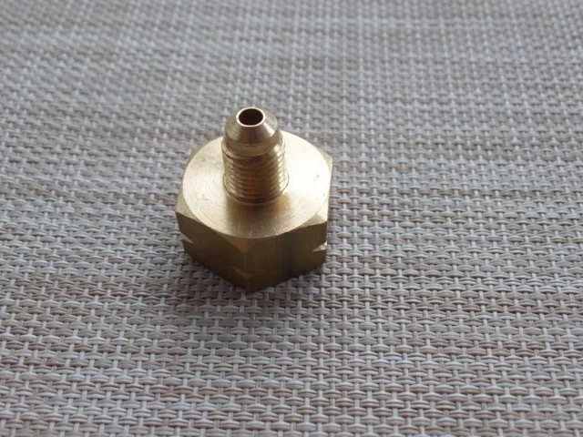 Adapter für Kältemittel Dosen Flaschenadapter Reduzierventil W21,8F LEFT Sae 1/4 3