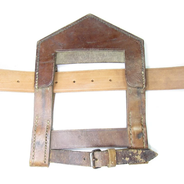 Porte pelle cuir noir allemand WH REPRODUCTION