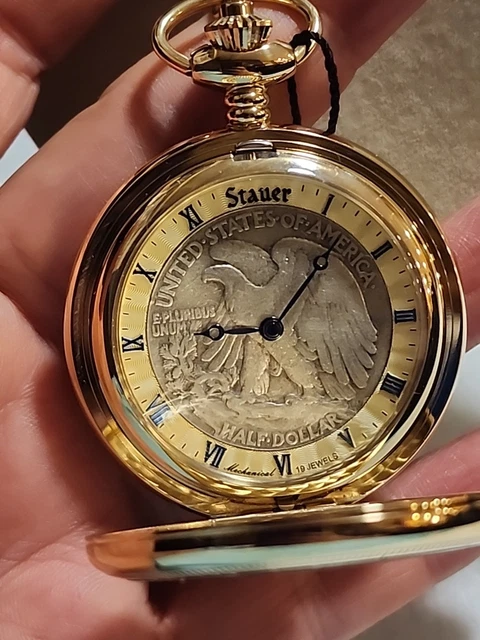 Half Dollar Pocket Watch FOR SALE! - PicClick display picture 1