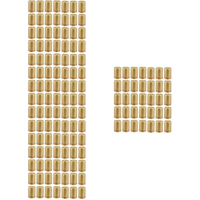 400 piezas Cápsulas retráctiles de PVC Tapas retráctiles de vino Botella de vino Tapas retráctiles
