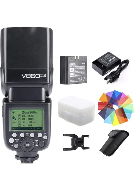 Godox V860II-S GN60 TTL HSS 1/8000 2.4G Li-ion Battery Speedlite Flash for Sony