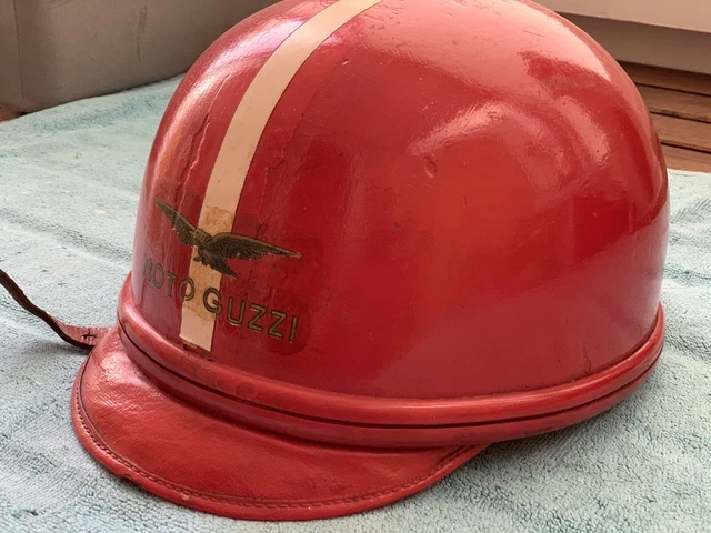 Collezionismo.  Casco Anni 50/60 Moto Guzzi