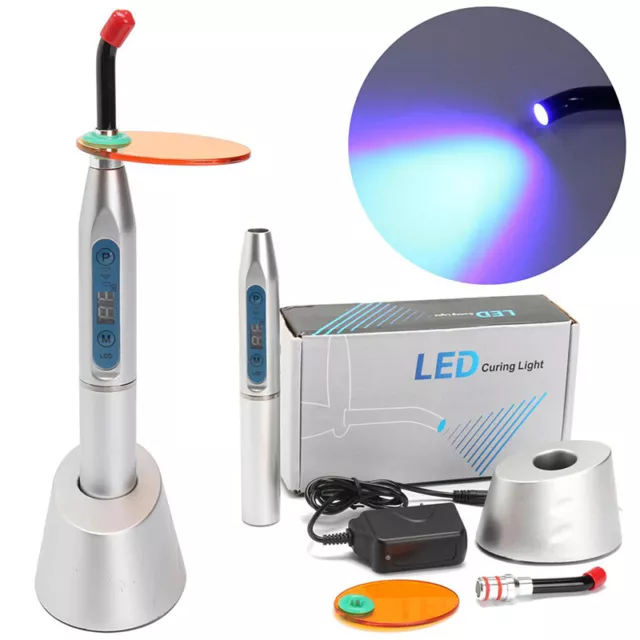 Wireless LED Dental Curing Light blue Cordless Cure Light Lamp Curing Mach GF