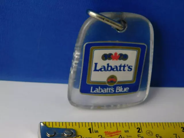 Labatt's Blue Vintage Beer Bottle Opener Twist Off Keychain It's Time Promo