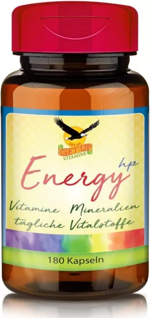 Get UP® Energy hp Multivitamin & Mineral Komplex mit OPC, 180 Kapseln