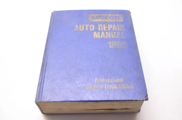 Motor 0-87851-670-0, 16852 Auto Repair Manual 1983-89 52nd Edition