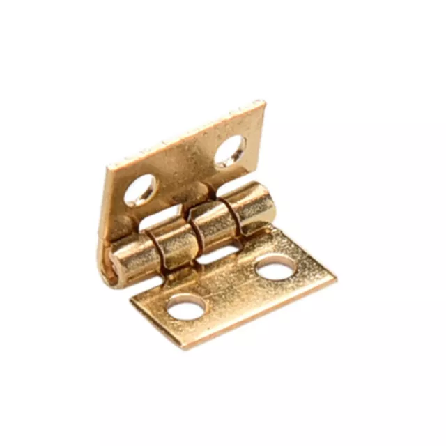 20pcs Mini Jewelry Chest Gift Wine Music Box Wood Dollhouse Cabinet Door Hinge