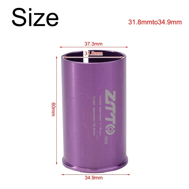 Réducteur De Vélo Manchon Adaptateur Pour Tube De Selle