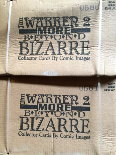 Factory Case-1994 Comic Images Jim Warren 2-More Beyond Bizarre Cards (12 boxes)