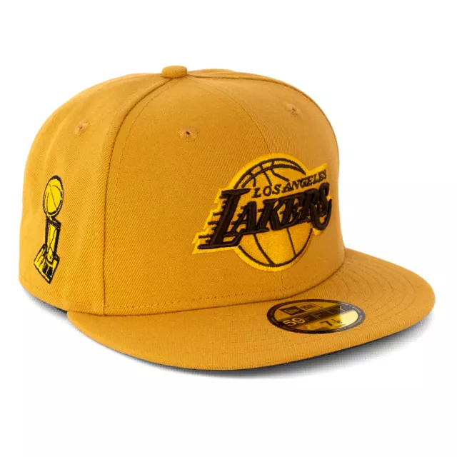 New Era 59 Fifty Los Angeles Lakers Cap Kappe brown 96870