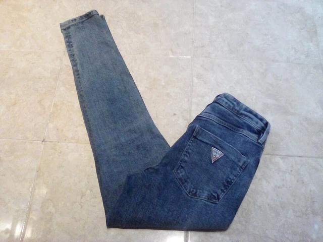 Guess '1981' Mid Rise Stretch Skinny Damenjeans, Größe 8 UK, 27 W 30L