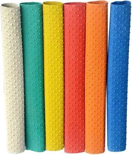 Pack de 12 poignées de batte de cricket en caoutchouc multicolore