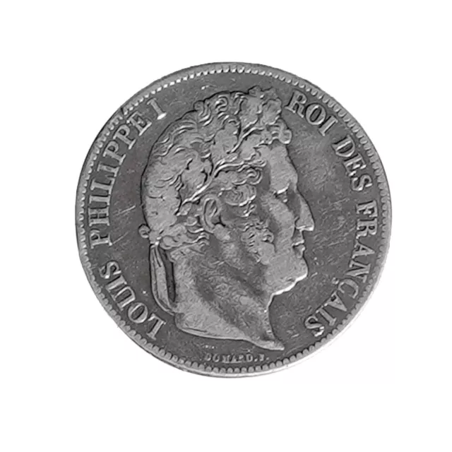 monnaies françaises 5 francs Louis-Phillippe 1838BB tête laurée