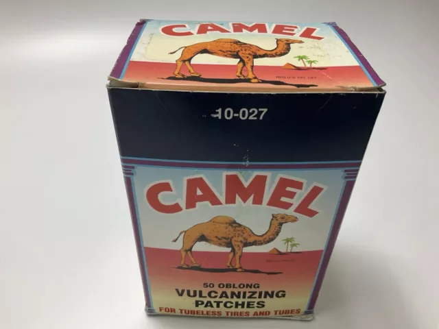 VINTAGE - Camel 10-027 Oblong Vulcanizing Tire Patches - 50 PACK