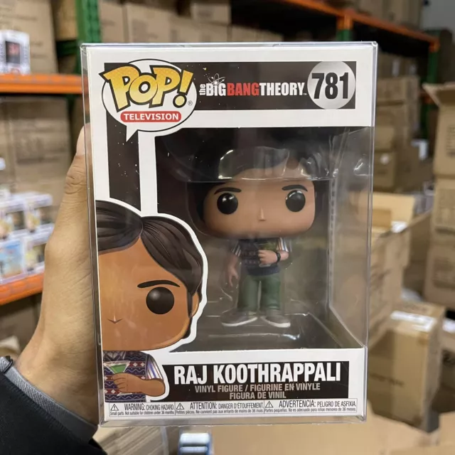 Pop! TV: Big Bang Theory - Raj Koothrappali #781 IN HAND w/ Protector