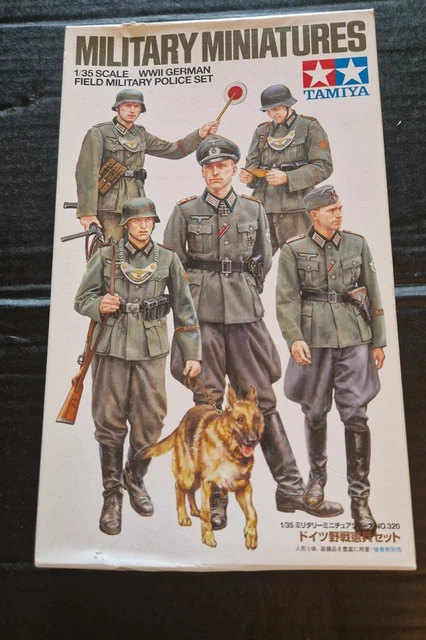 RARE TAMIYA MILITARY Miniature 1 35 Scale German Field Military Police rare-tamiya-military-miniature-1-35-scale-german-field-military-police