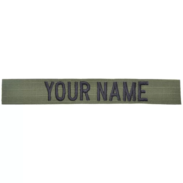 Custom name Tapes Text brand Morale tactics Military Embroidery