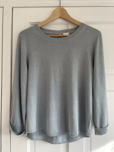MARELLA WOMEN S BLUE Wool Silk Cashmere Jumper Size S 14.99