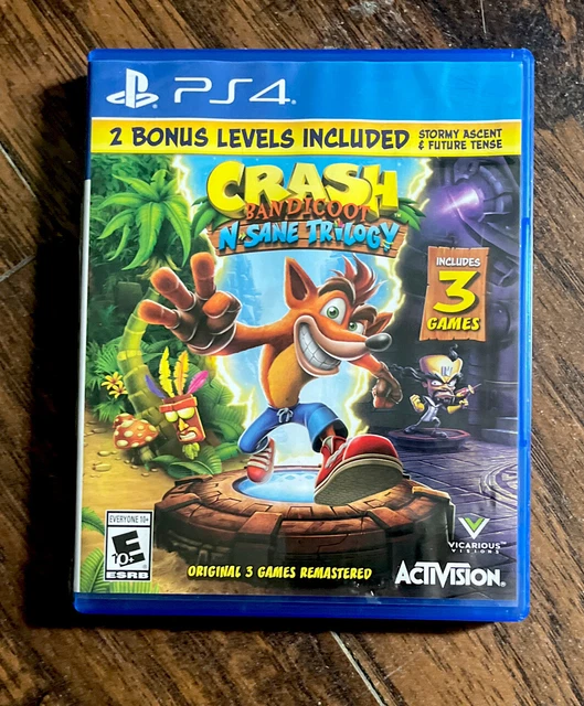 CRASH BANDICOOT N SANE TRILOGY COMPLET EN BOÎTE SONY PS4 PAL FR Comme
