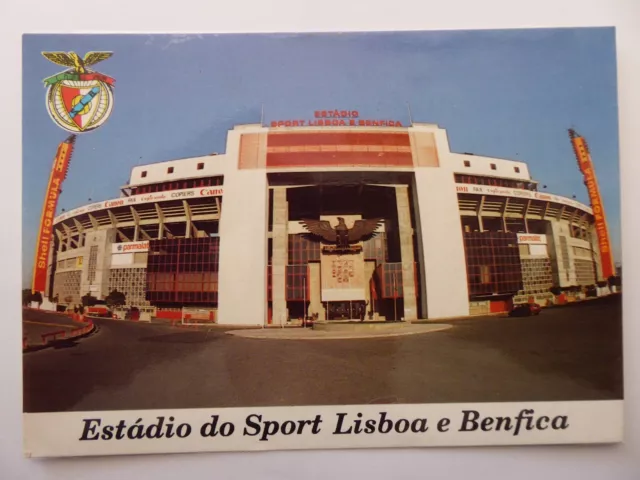 Stadionpostkarte, Estádio da Luz, Lisboa, Benfica Lisboa, Portugal, Nr. Roland