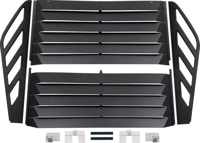 1982-92 Chevrolet Camaro/Pontiac Firebird; Rear Window Louvers; 3-Pc; Aluminum