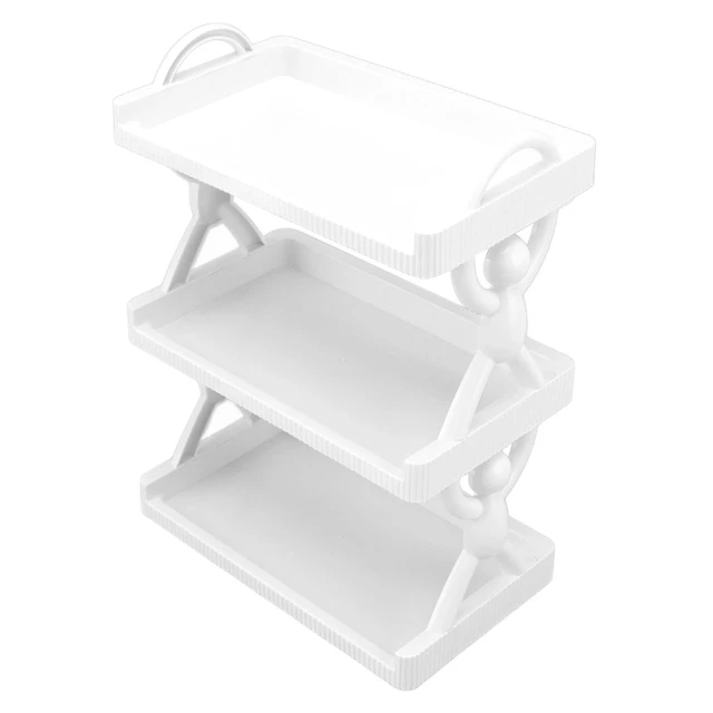 (3 Layers)Wall Mounted Shelf Wall Mounted Storage Rack Solid Simple Style For