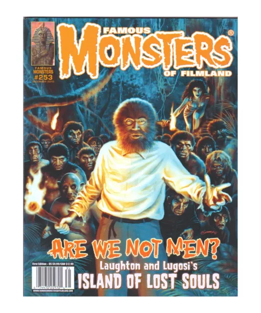 FAMOUS MONSTERS of FILMLAND No. 253 Dec.2010 Magazine Island of Lost Souls