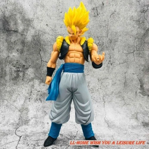 Anime Dragon Ball Z ROS Super Saiyan Gogeta 12" Big PVC Figure Statue Toy Gift