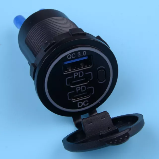 20W Fast Charge USB 3.0 PD Type-C Car Charger Adapter For Cell Phone