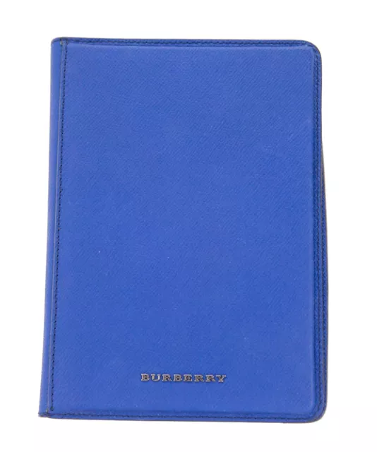 BURBERRY MINICONISTON Sapphire Blue iPad Mini Cover Case 100% Leather MSRP 425$