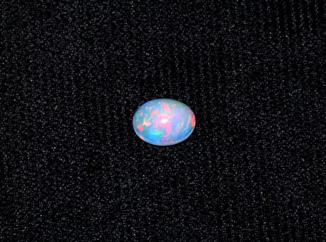 7x9 MM Natürlich Äthiopische Multi Feuer Opal Oval Cabochon Lose Edelstein A1360