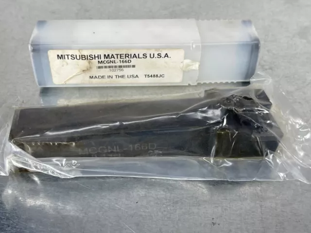 Mitsubishi Indexable Tool Holder Turning 1" x 6" MCGNL-166D, 102756