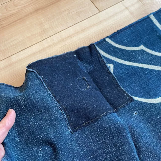 Japanese BORO Vintage  Indigo dyed Scrap Patches  Fabric Cotton