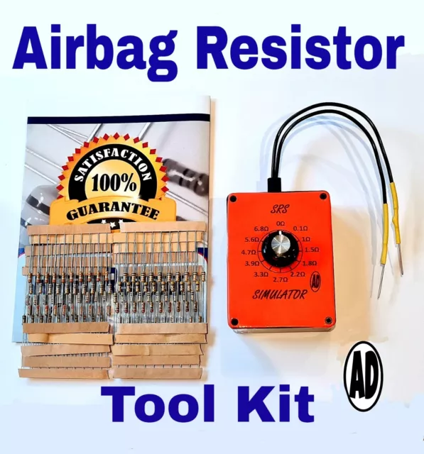 All MAKES airbag resistor  FAULT FINDING KIT squib Curtain bonnet, clock spring