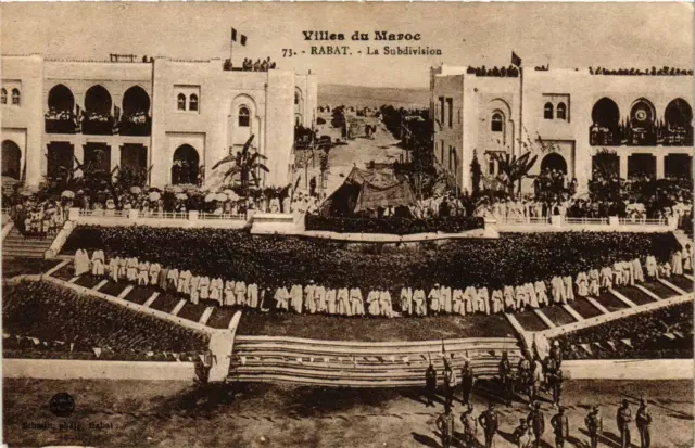 CPA AK RABAT - La Subdivision MOROC (796759)