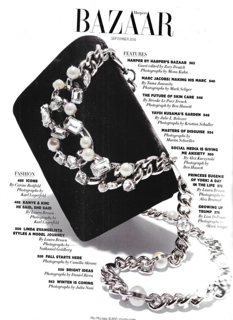 Harper'S Bazaar Magazine Kanye West Kim Kardashian Fashion Ivanka Trump ...