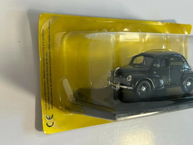 ATLAS UNIVERSAL HOBBIES NOREV Renault 4CV 1950 Postes Musée La Poste 1/43 3