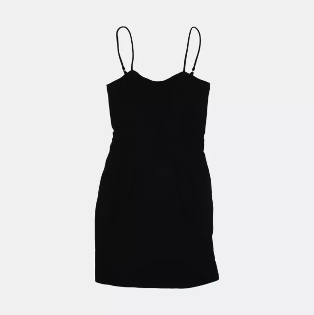 Whistles Dress / Size 8 / Mini / Womens / Black / Viscose