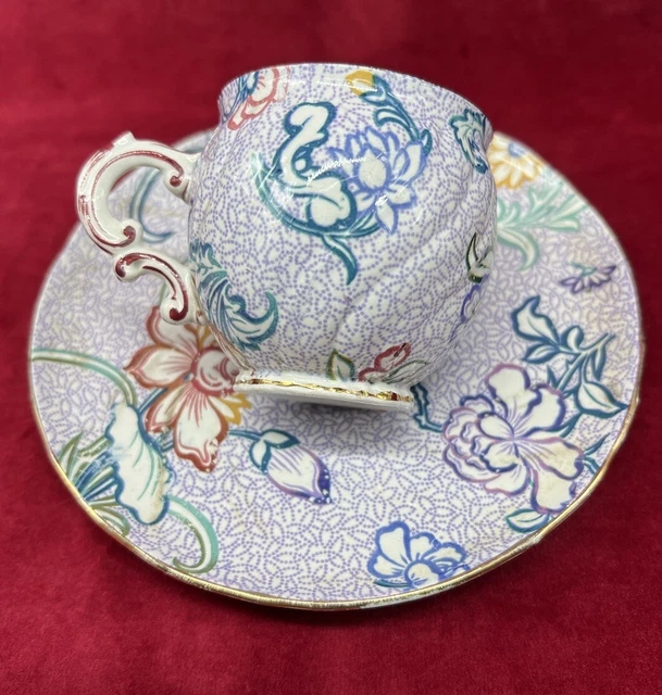 SARREGUEMINES UC U&C Cup And & Saucer Tasse A Cafe The Porcelaine